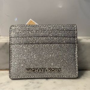 Michael Kors glitter card holder